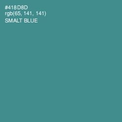 #418D8D - Smalt Blue Color Image